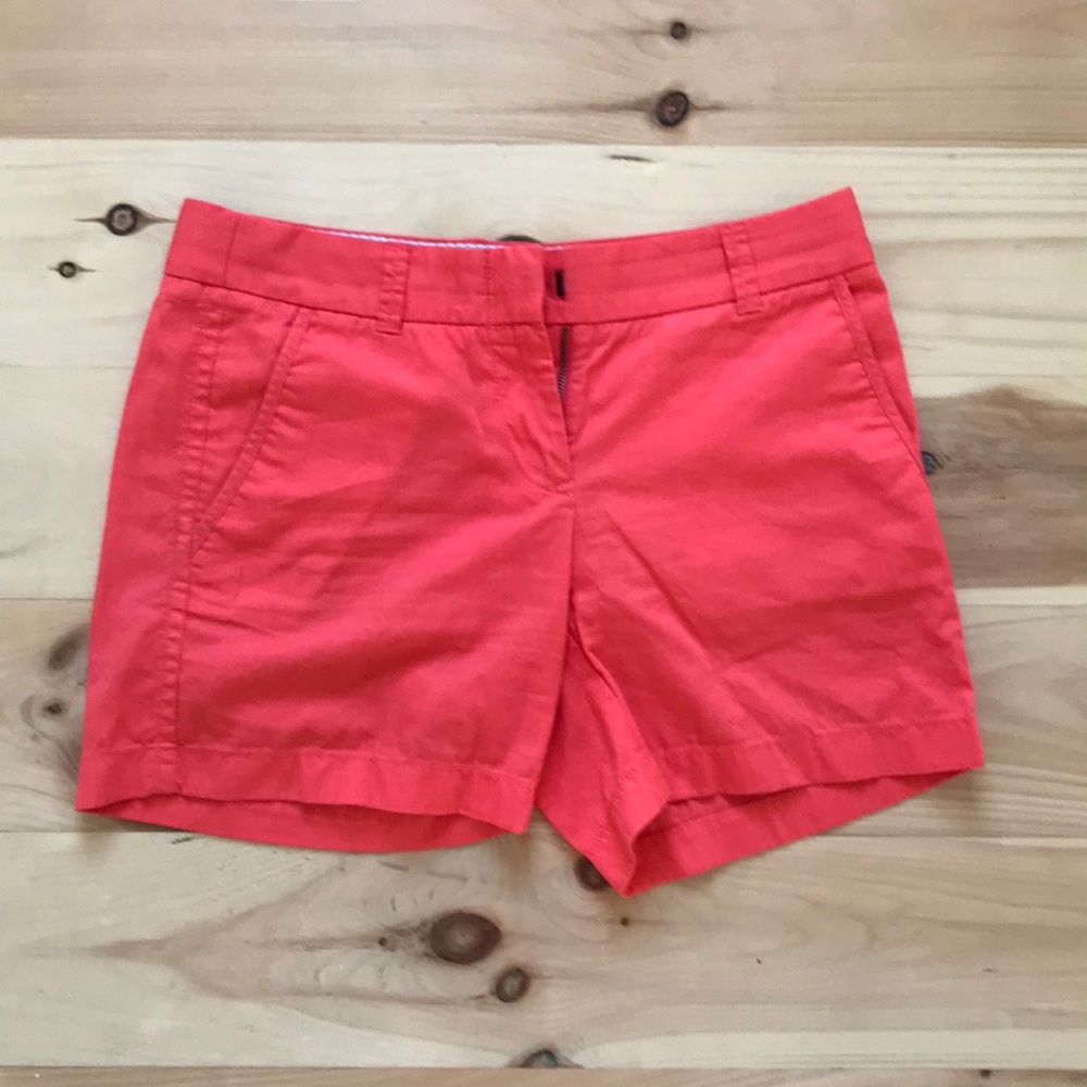 J.Crew Chino Red shorts size 0